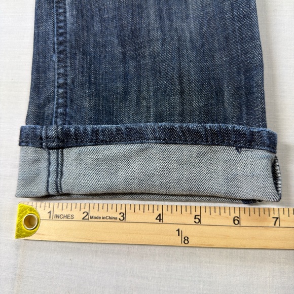 !IT Los Angeles Jeans Women’s Size 27 Short Mid Rise Jeans Cuffed Bottoms - Picture 7 of 11